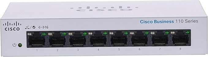 4. Cisco Business CBS110-8T-D 8 Port GE Unmanaged Switch