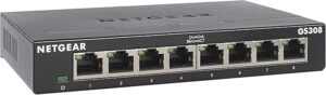 NETGEAR GS308 8-Port Gigabit Ethernet Switch