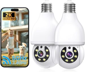 2. NoahTec Light Bulb Security Camera
