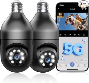 3. Chpuss Light Bulb Security Camera
