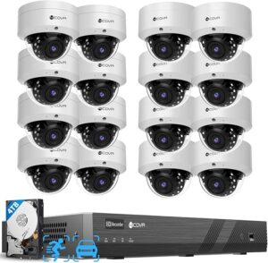 6. 4COVR 16 Channel PoE Security Camera System