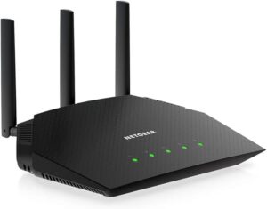3. NETGEAR 4-Stream R6700AX WiFi 6 Router