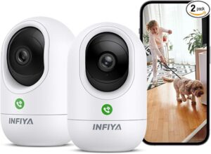5. INFIYA Security Camera Indoor for Apartments