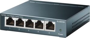 3. TP-Link 5 Port Gigabit Unmanaged Ethernet Switch