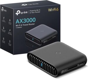 6. TP-Link Dual-Band Wi-Fi 6 AX3000 Travel Router