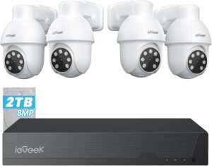 7. ieGeek 8MP PoE Security Camera System