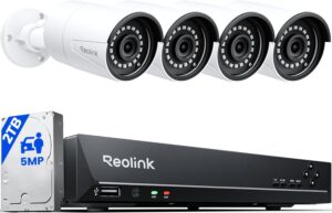 8. REOLINK RLK8-410B4-5MP PoE Security Camera System